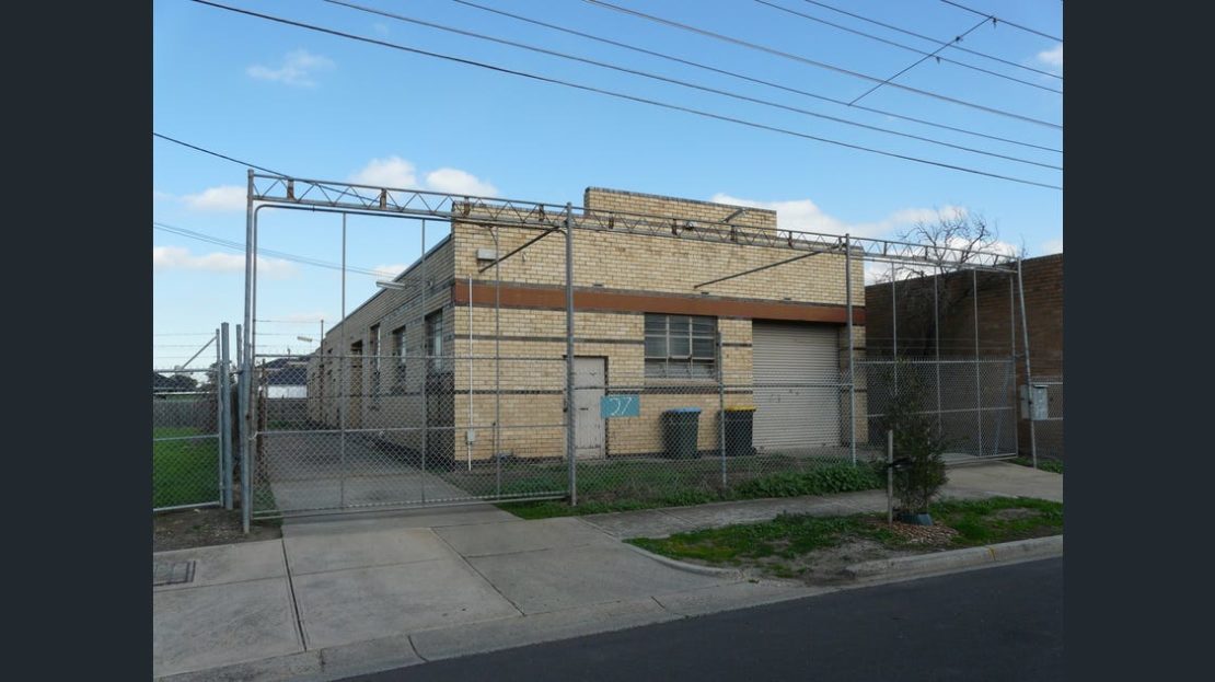 Leased industrial warehouse at 27 Earl Street, Airport West