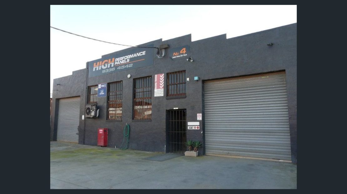 Leased industrial warehouse at 4 Lemmon Avenue, Keilor East