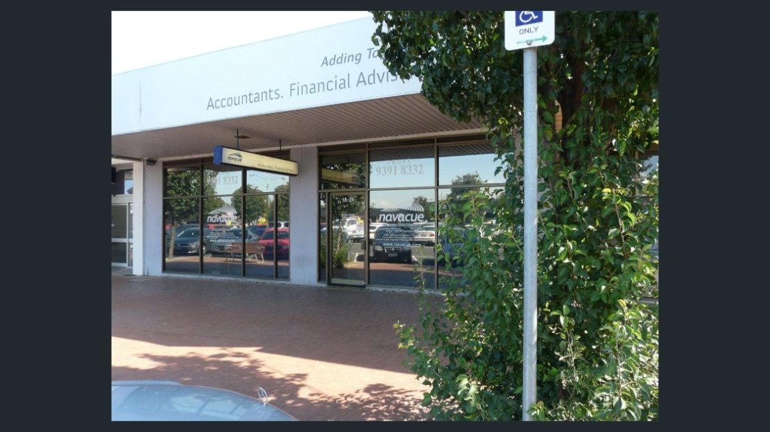 Leased double-shop commercial property at 18–19 Borrack Square, Altona North