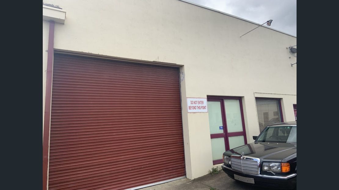 Exterior of warehouse for lease at 50 King Street, Airport West