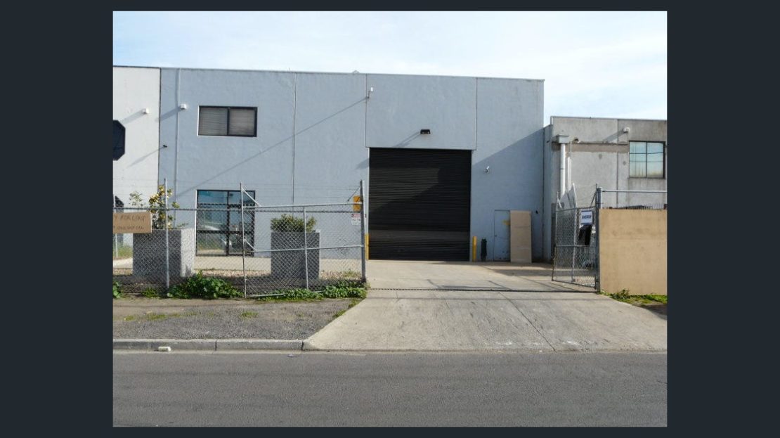 Leased industrial warehouse at 27 Maida Avenue, Sunshine North