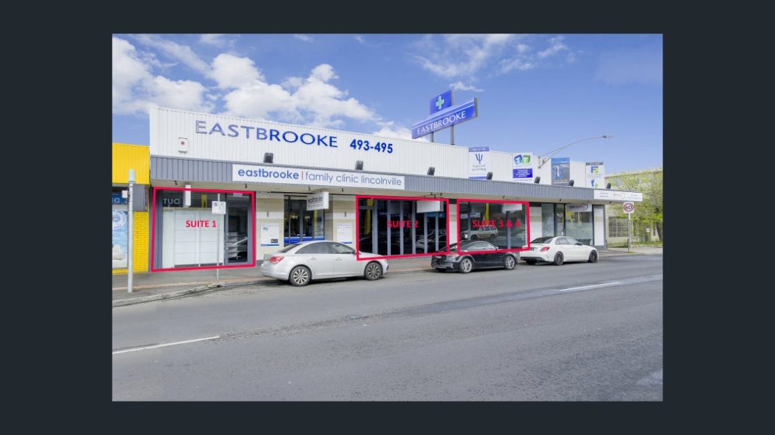 Leased retail shops at Eastbrooke Medical Centre, Keilor Road, Niddrie