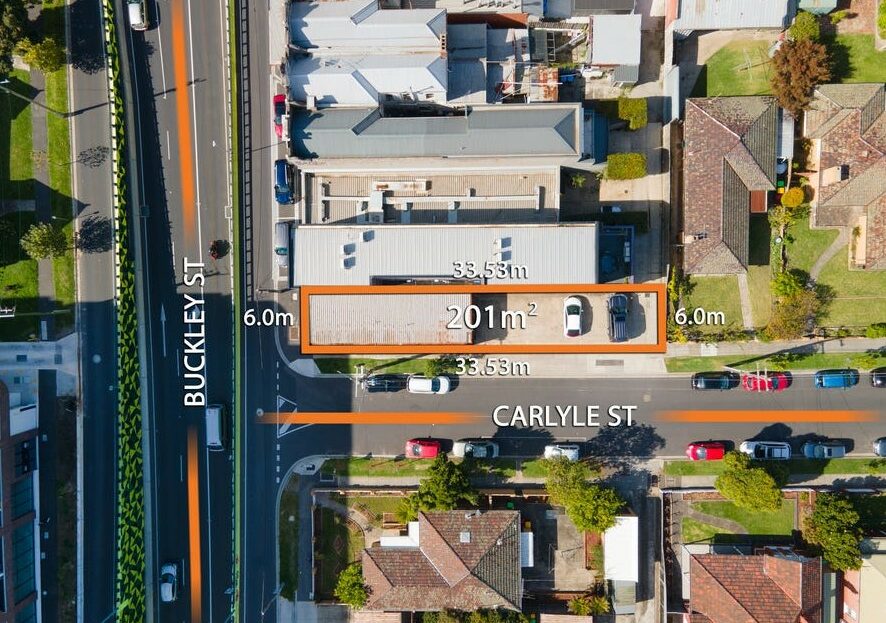 Arial view of medical property for sale in Moonee Ponds