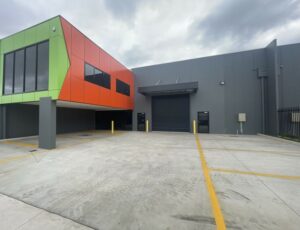 Facade of warehouse for lease in sunshine north, Melbourne