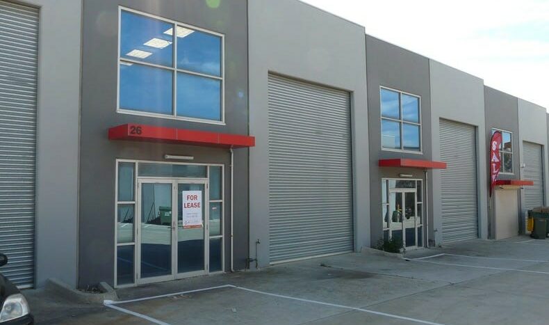 Front facade of warehouse available for lease in tullamarine Melbourne