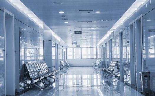 Image of a hallway of a healthcare property