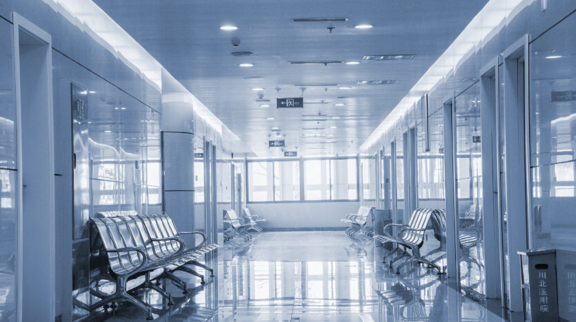 Image of a hallway of a healthcare property