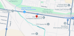 Map of industrial warehouse for lease in Melbourne. 3/6 Sara Grove, Tottenham, VIC 3012. Contact CPN Commercial Group, commercial real estate specialists for more information.