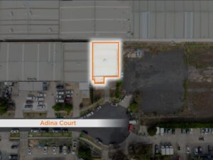 Birds eye perspective of Melbourne warehouse for sale 1/5 Adina Court, Tullamarine 3043. The property is for sale by CPN Commercial Group, specialists in commercial real estate in Melbourne.