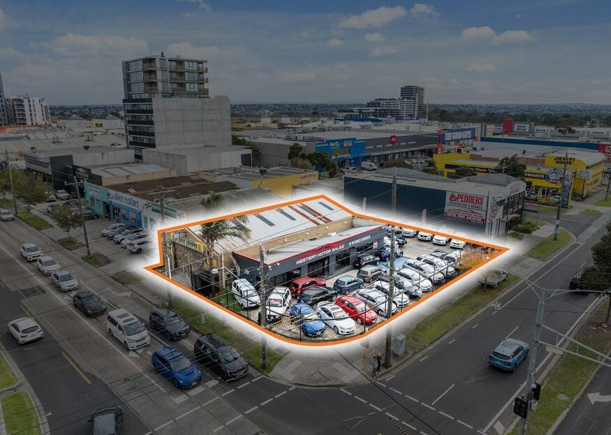 Commercial property for lease at 151–153 Rosamond Road, Maribyrnong with vehicle yard and showroom frontage