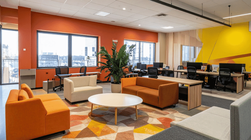 Modern Open Office Space Interior