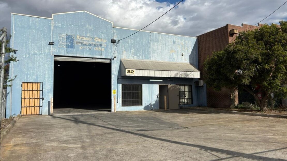Front exterior of standalone industrial building at 82 Slater Parade Keilor East